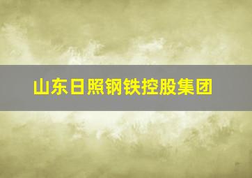 山东日照钢铁控股集团