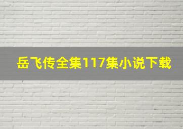 岳飞传全集117集小说下载