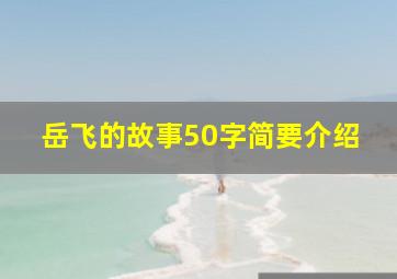 岳飞的故事50字简要介绍