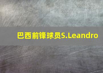 巴西前锋球员S.Leandro