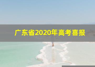 广东省2020年高考喜报