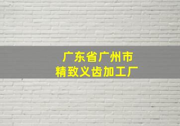 广东省广州市精致义齿加工厂