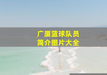 广厦篮球队员简介图片大全