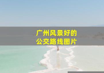 广州风景好的公交路线图片