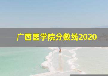 广西医学院分数线2020