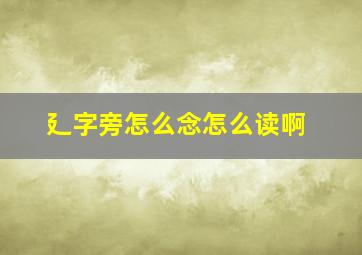 廴字旁怎么念怎么读啊