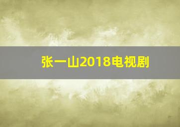 张一山2018电视剧