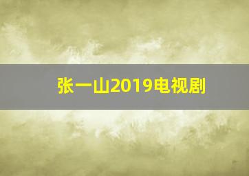 张一山2019电视剧