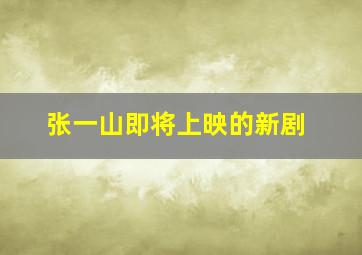 张一山即将上映的新剧