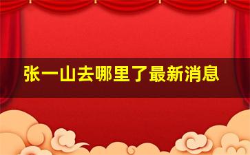 张一山去哪里了最新消息