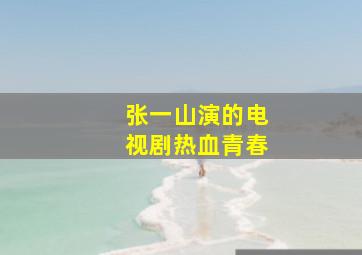 张一山演的电视剧热血青春