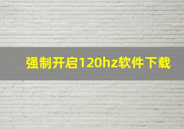 强制开启120hz软件下载