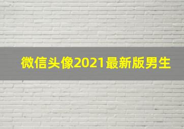 微信头像2021最新版男生