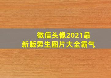 微信头像2021最新版男生图片大全霸气