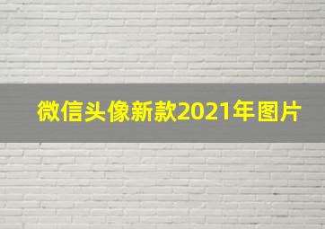 微信头像新款2021年图片