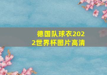 德国队球衣2022世界杯图片高清