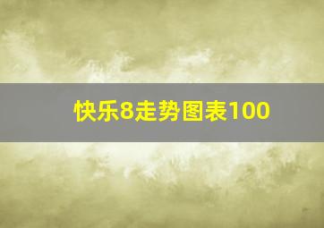 快乐8走势图表100