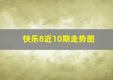 快乐8近10期走势图