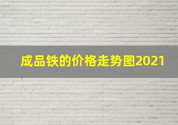 成品铁的价格走势图2021