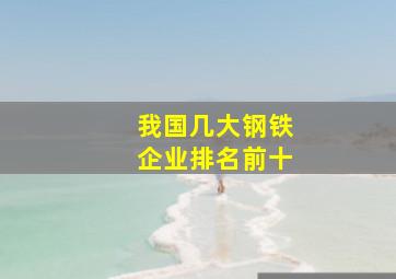 我国几大钢铁企业排名前十