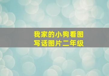 我家的小狗看图写话图片二年级