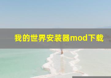 我的世界安装器mod下载