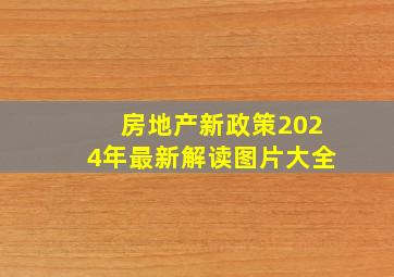 房地产新政策2024年最新解读图片大全