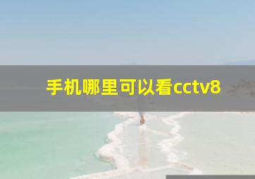 手机哪里可以看cctv8