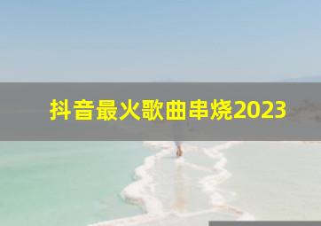 抖音最火歌曲串烧2023