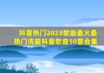 抖音热门2023歌曲最火最热门洗脑抖音歌曲50首合集