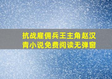 抗战雇佣兵王主角赵汉青小说免费阅读无弹窗