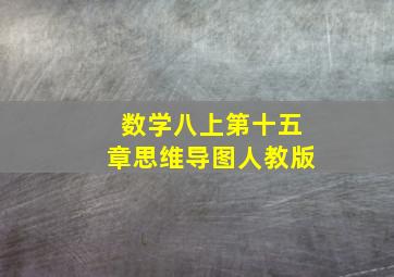 数学八上第十五章思维导图人教版