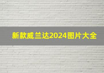 新款威兰达2024图片大全