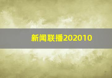 新闻联播202010