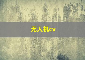 无人机cv