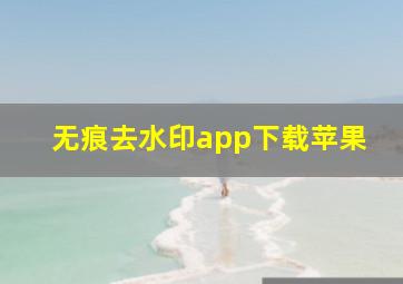 无痕去水印app下载苹果