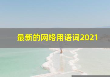 最新的网络用语词2021