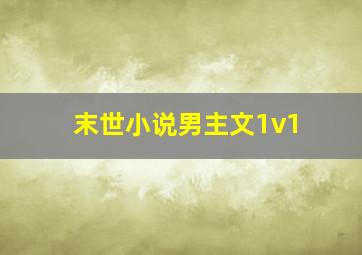 末世小说男主文1v1