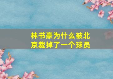 林书豪为什么被北京裁掉了一个球员