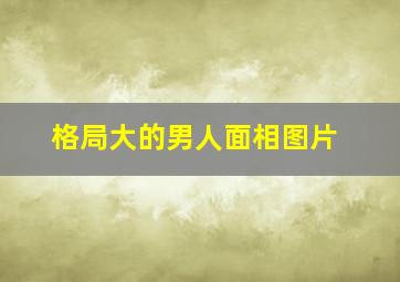 格局大的男人面相图片