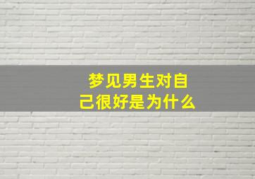 梦见男生对自己很好是为什么