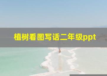 植树看图写话二年级ppt