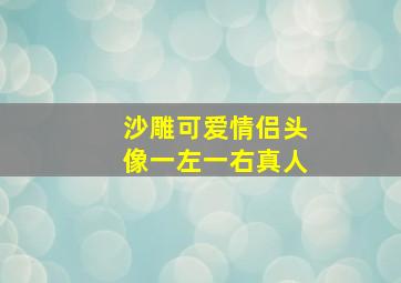 沙雕可爱情侣头像一左一右真人