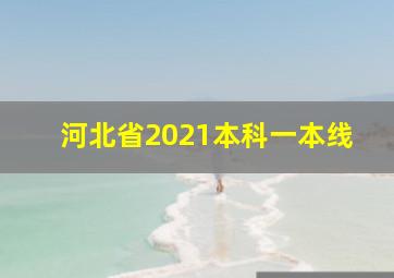 河北省2021本科一本线