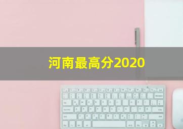 河南最高分2020