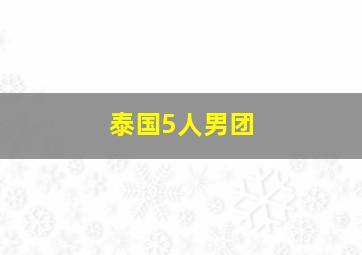 泰国5人男团