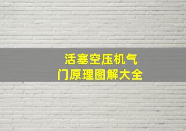 活塞空压机气门原理图解大全