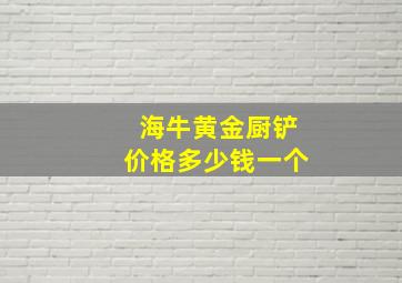 海牛黄金厨铲价格多少钱一个