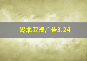 湖北卫视广告3.24