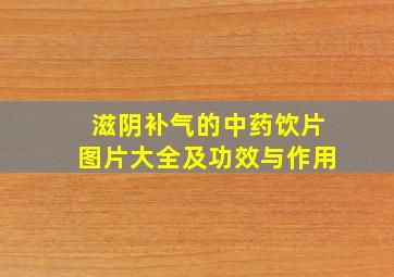 滋阴补气的中药饮片图片大全及功效与作用